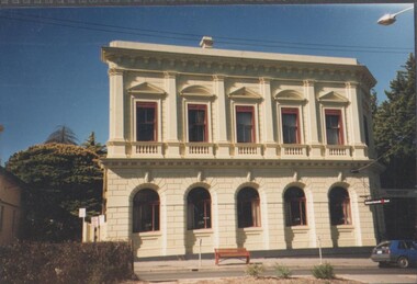 Photograph - ESTELLE HEWSTON COLLECTION: NATIONAL BANK VIEW STREET COLOUR PHOTOGRAPH