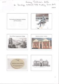 Document - NATIONAL TRUST COLLECTION: "The Sandhurst Mechanics Institute and Free Library", 2019