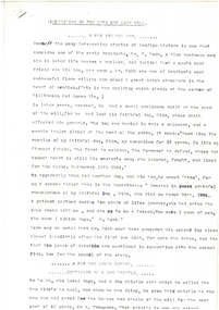 Document - LUCY HILL COLLECTION: A MAN AND HIS DOG, A MAN WHO LOVED HORSES, CUSTODIAN OF A DOG WHISTLE, 1860-1951 approx