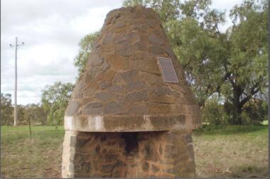 Photograph - BENDIGO HISTORICAL SOCIETY COLLECTION: BURKE AND WILLS CAIRN BARNADOWN