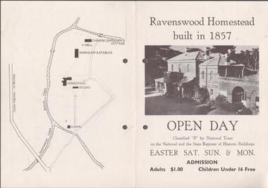 Document - RAVENSWOOD HOMESTEAD OPEN DAY