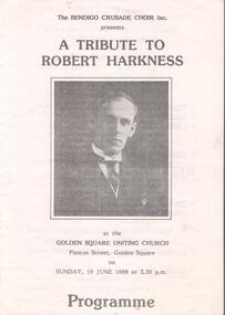 Document - OBITUARIES COLLECTION: ROBERT HARKNESS
