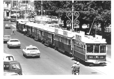 Photograph - BENDIGO TRAMS, 1970s