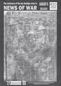 Document - BHS RE-ENACTMENT COLLECTION: AUGUST 6 1914-2014