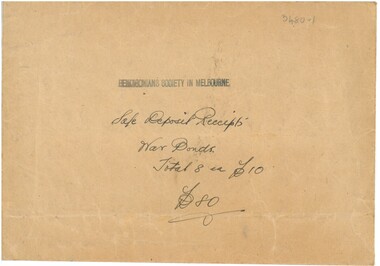 Document - SWEENEY COLLECTION: RECEIPTS, 1926-1929