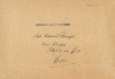 Document - SWEENEY COLLECTION: RECEIPTS, 1926-1929