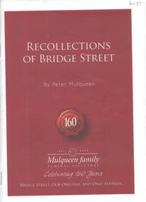 Book - RECOLLECTIONS OF BRIDGE STREET