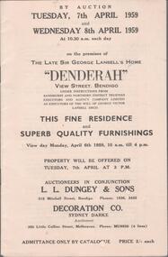 Document - LANSELL COLLECTION: AUCTION CATALOGUE