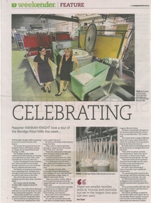 Newspaper - NEWSPAPER COLLECTION: BENDIGO WOOLLEN MILLS