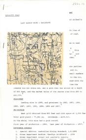 Document - ALBERT RICHARDSON COLLECTION: LADY BARKLY MINE, EAGLEHAWK