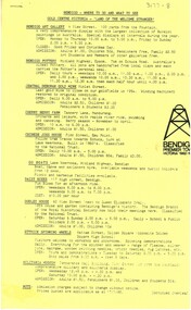 Document - TED BEATTIE COLLECTION: INFORMATION SHEET, Pre 1980s