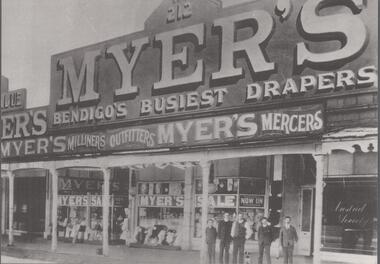 Postcard - BENDIGO BUSINESSES COLLECTION: MYER