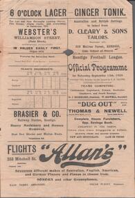Document - BENDIGO BUSINESSES COLLECTION: ADVERTISING DOCUMENT VARIOUS BUSINESSES