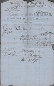 Document - INVOICE COLLECTION: J. B. LORIDAN