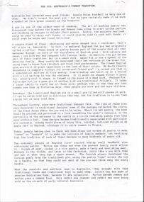 Document - GILLIES COLLECTION: THE PIE: AUSTRALIA'S FINEST TRADITION