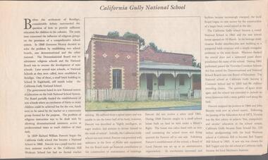 Newspaper - BENDIGO SCHOOLS COLLECTION: CALIFORNIA GULLY NATIONAL SCHOOL