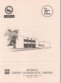 Document - BENDIGO CREDIT CO-OPERATIVE LIMITED