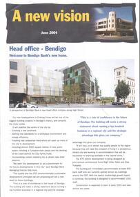 Document - A NEW VISION -  BENDIGO BANK HEAD OFFICE