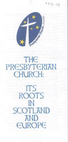Document - CHURCHES OF BENDIGO COLLECTION: PRESBYTERIAN CHURCHES