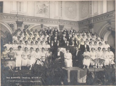 Photograph - WES HARRY COLLECTION: TWO PHOTOGRAPHS OF BENDIGO CHOIR