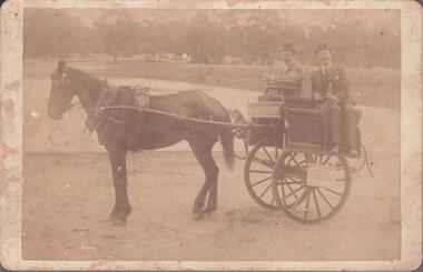 Photograph - CONSTABLE JOHN BARRY COLLECTION: JOHN AND THOMAS BARRY IRISH JAUNTING CAR