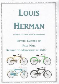 Document - LOUIS HERMAN BYCLE FACTORY