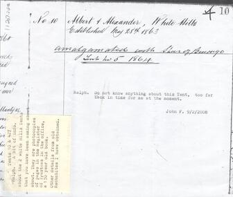 Document - INDEPENDENT ORDER OF RECHABITES COLLECTION: DOCUMENTS, 1863-1911
