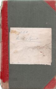 Book - INDEPENDENT ORDER OF RECHABITES COLLECTION: MINUTE BOOK, 1893