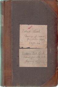 Book - INDEPENDENT ORDER OF RECHABITES COLLECTION: MINUTE BOOK, 1862-1874