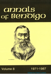 Book - ANNALS OF BENDIGO 1971 - 1987 VOLUME 8, 1988