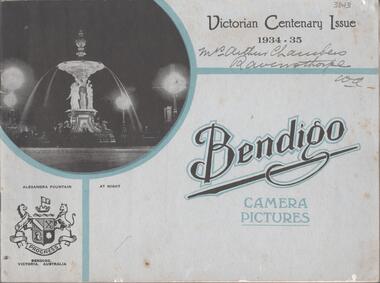 Book - BENDIGO CAMERA PICTURES VICTORIAN  CENTENARY ISSUE 1934-1935