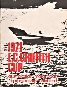 Document - AULSEBROOK COLLECTION: 1971 E.G. GRIFFITH CUP PROGRAM BOOKLET, 1971