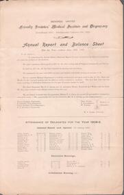 Document - FRIENDLY SOCIETIES' MEDICAL INSITUTE AND DISPENSARY ANNUAL REPORT