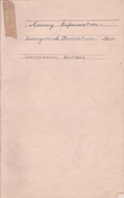 Document - ALBERT RICHARDSON COLLECTION:  UNDERGROUND CONNECTIONS