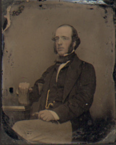 Photograph - BAGGALEY COLLECTION: CHARLES ARTHUR BAGGELEY - TWO DAGUERREOTYPES GLASS PHOTOGRAPHS
