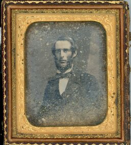 Photograph - BAGGALEY COLLECTION: CHARLES ARTHUR BAGGELEY - TWO DAGUERREOTYPES GLASS PHOTOGRAPHS