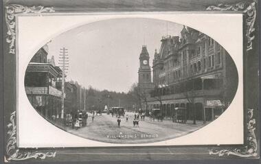 Postcard - BENDIGO VIEWS COLLECTION: WILLIAMSON STREET BENDIGO