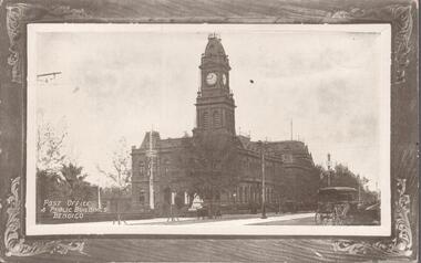 Postcard - BENDIGO VIEWS COLLECTION: POST OFFICE AND PUBLIC BUILDINGS