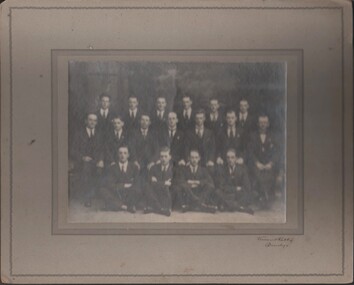 Photograph - BAGGALEY COLLECTION: PHOTOGRAPH OF MEN