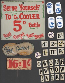 Memorabilia - BAGGALEY COLLECTION: RANGE OF FRUIT SHOP PRICES AND IN STORE NOTICES