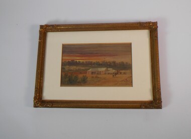 Painting - PAINTING BY GEORGE ROWE: FALCON INN, PEG LEG BENDIGO