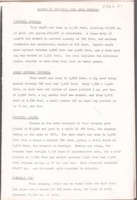 Document - ALBERT RICHARDSON COLLECTION:VICTORIA HILL NOTES