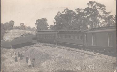 Photograph - TRAIN DERAILMENT