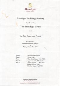 Document - KEN HESSE COLLECTION: INVITATION