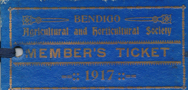 Document - GUINEY COLLECTION: MEMBER'S TICKET, 1917