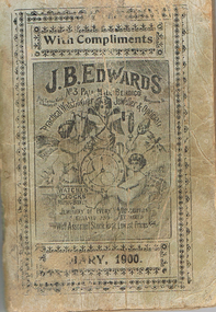 Document - GUINEY COLLECTION: DIARY 1900, 1894