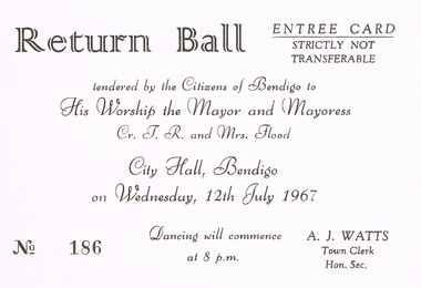 Document - GUINEY COLLECTION: INVITATIONS, 1967