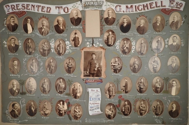 Photograph - Hopetoun Brass Band Photo Montage, Kalma, 14/02/1913