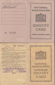 Document - WARNE COLLECTION: NATIONAL REGISTRATION IDENTITY CARD