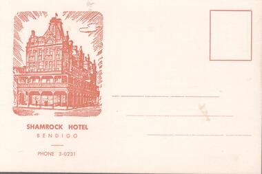 Postcard - WARNE COLLECTION: SHAMROCK HOTEL POSTCARD